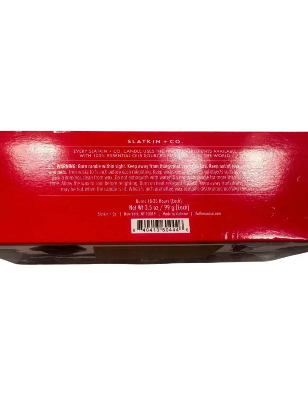Elton John The Woodside Collection Set 3 Scented Candles Slatkin Essential Oils